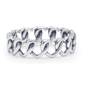 Interlocking Heart Band